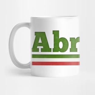 Abruzzo, Italia // Retro Italian Region Design Mug